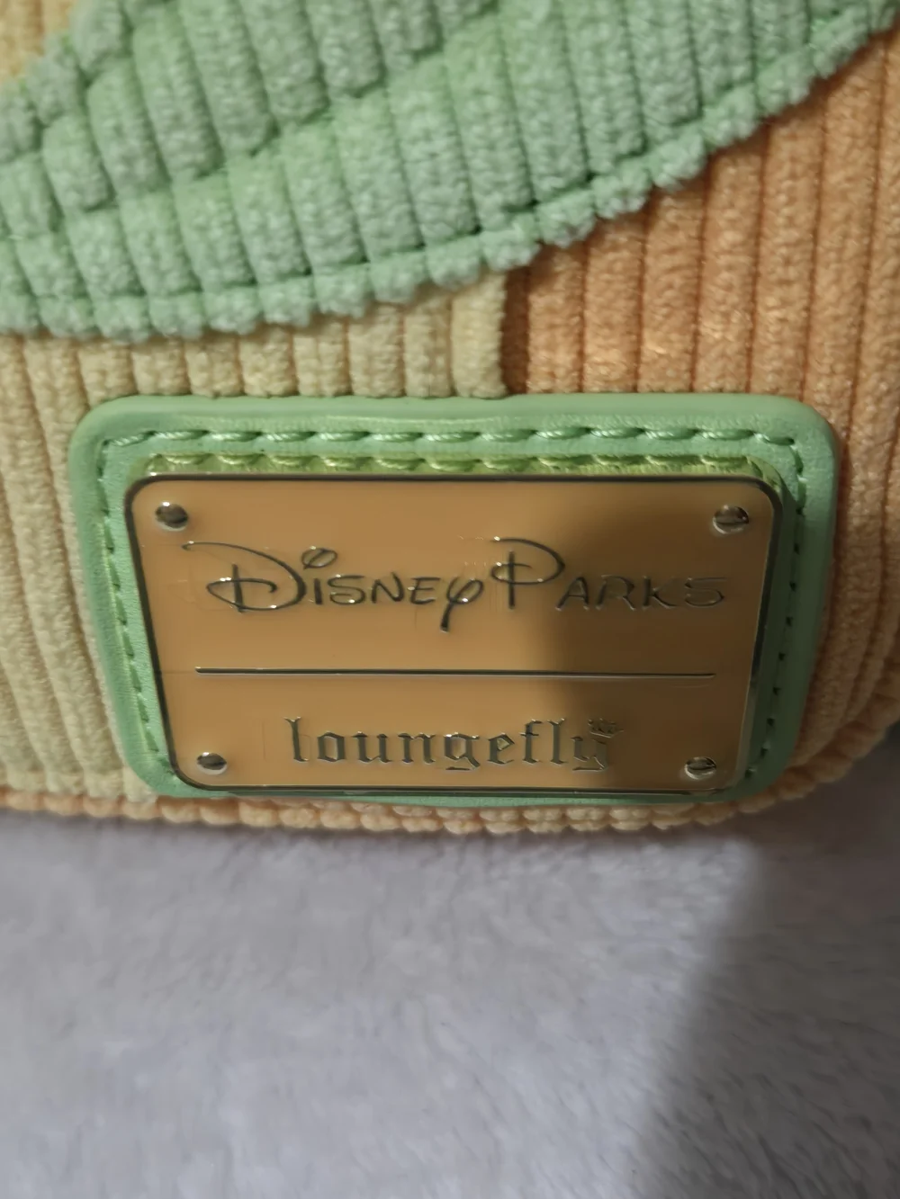 Loungefly Orange Bird Corduroy Mini Backpack - Orange/Green